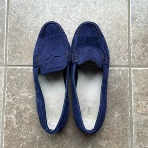 Cole Haan blue suede loafers.  Size 7.5